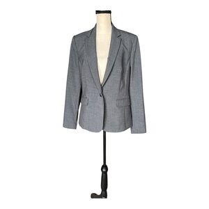 Worthington Gray Long Sleeve Blazer Size 14